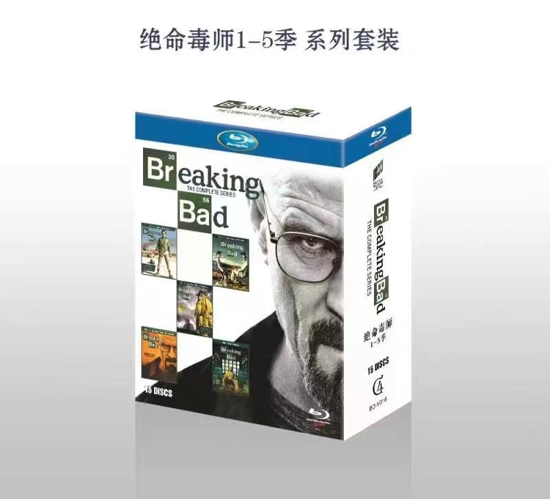4GBD-V016 绝命毒师全集/Breaking Bad 第1-5季 完整收藏版/精装BD25×15:布莱恩 科兰斯顿/亚伦 保尔/安娜 冈